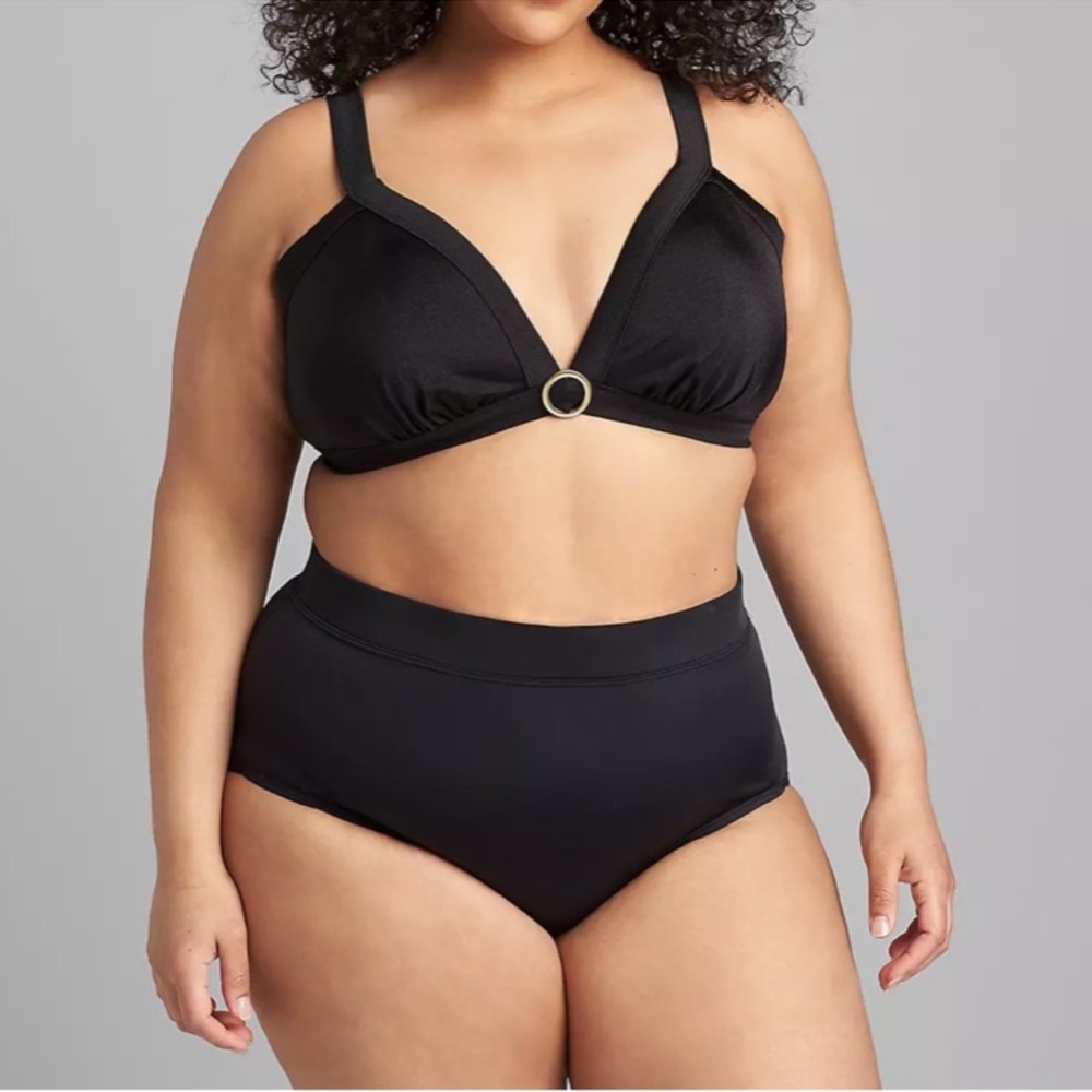 LANE BRYANT CACIQUE Triangle BRA & BOTTOM - 24/28 NEW
